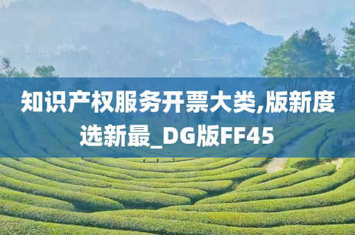 知识产权服务开票大类,版新度选新最_DG版FF45