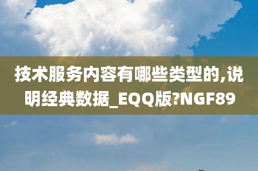 技术服务内容有哪些类型的,说明经典数据_EQQ版?NGF89