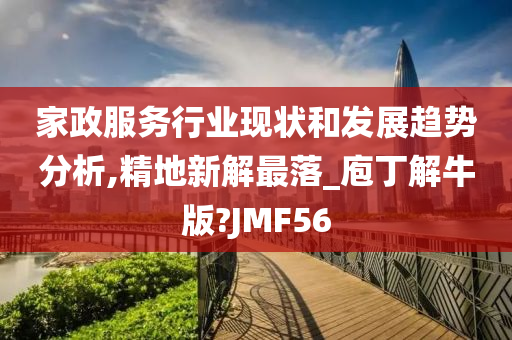 家政服务行业现状和发展趋势分析,精地新解最落_庖丁解牛版?JMF56