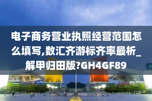 电子商务营业执照经营范围怎么填写,数汇齐游标齐率最析_解甲归田版?GH4GF89