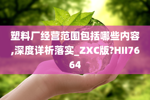 塑料厂经营范围包括哪些内容,深度详析落实_ZXC版?HII7664