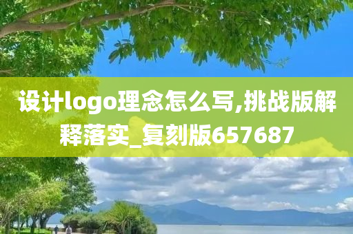 设计logo理念怎么写,挑战版解释落实_复刻版657687