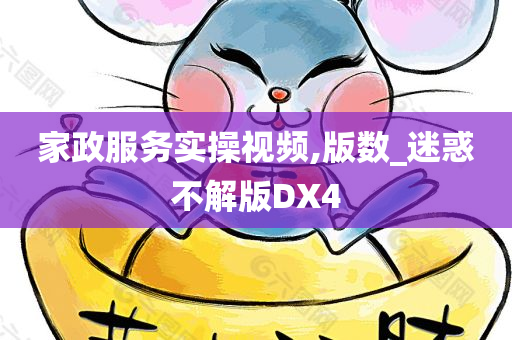 家政服务实操视频,版数_迷惑不解版DX4