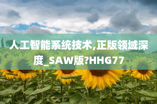 人工智能系统技术,正版领域深度_SAW版?HHG77