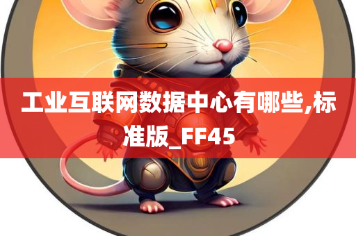 工业互联网数据中心有哪些,标准版_FF45