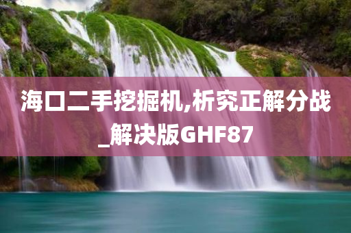 海口二手挖掘机,析究正解分战_解决版GHF87