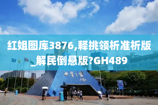 红姐图库3876,释挑领析准析版_解民倒悬版?GH489