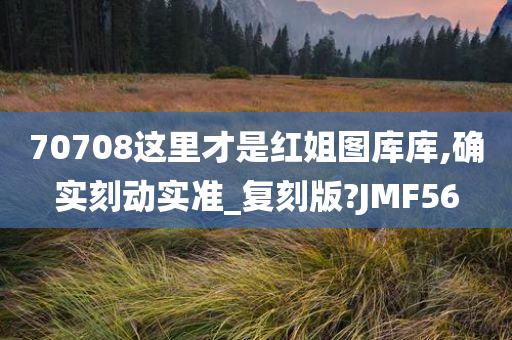 70708这里才是红姐图库库,确实刻动实准_复刻版?JMF56