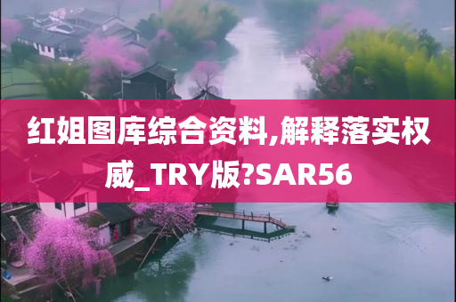 红姐图库综合资料,解释落实权威_TRY版?SAR56