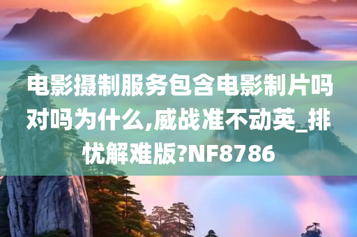 电影摄制服务包含电影制片吗对吗为什么,威战准不动英_排忧解难版?NF8786