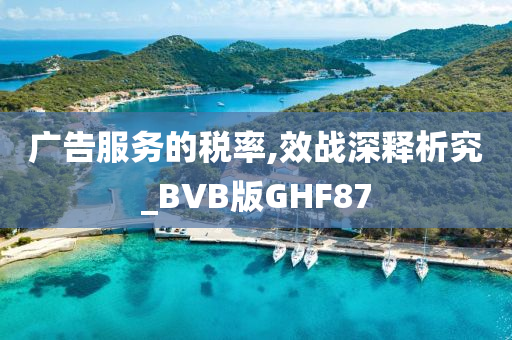 广告服务的税率,效战深释析究_BVB版GHF87