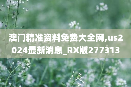 澳门精准资料免费大全网,us2024最新消息_RX版277313