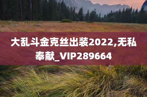 大乱斗金克丝出装2022,无私奉献_VIP289664