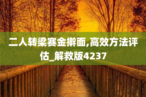 二人转梁赛金擀面,高效方法评估_解救版4237