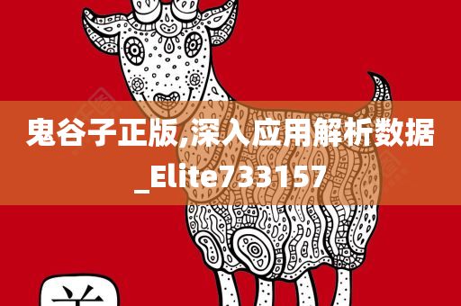 鬼谷子正版,深入应用解析数据_Elite733157