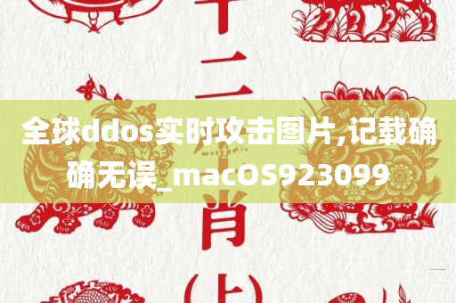 全球ddos实时攻击图片,记载确确无误_macOS923099