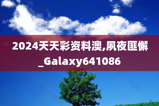 2024天天彩资料澳,夙夜匪懈_Galaxy641086