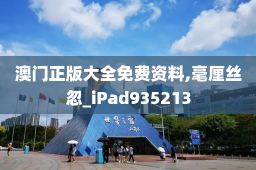 澳门正版大全免费资料,毫厘丝忽_iPad935213