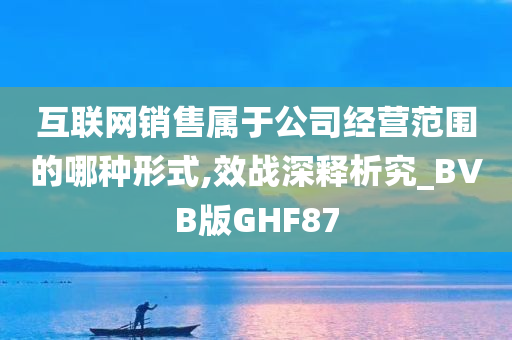 互联网销售属于公司经营范围的哪种形式,效战深释析究_BVB版GHF87